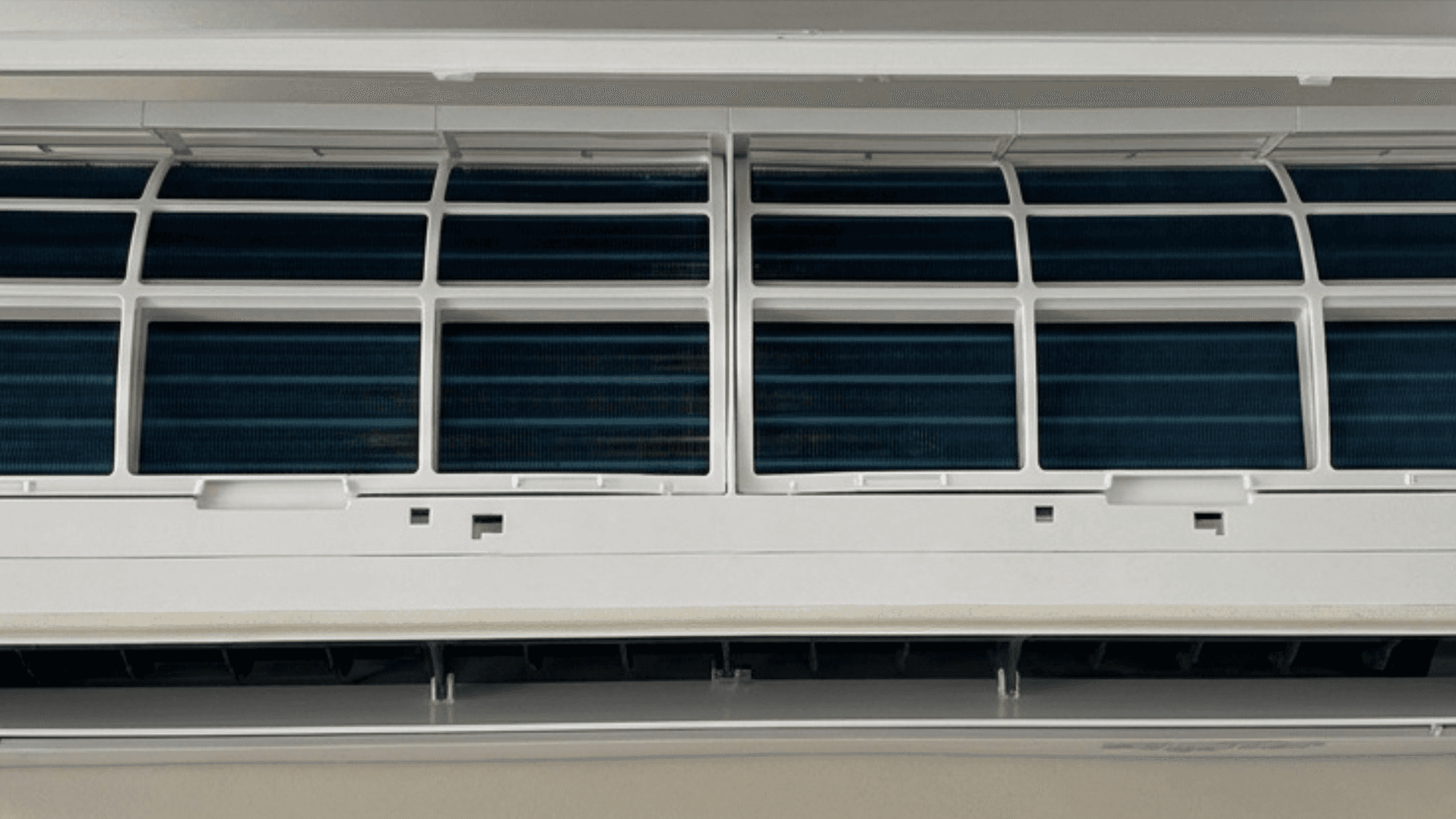 Spotless heat pump filter after PureHaven deep clean