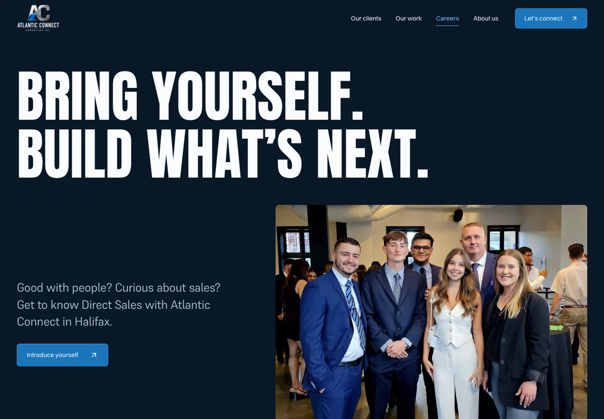 Atlantic Connect careers website