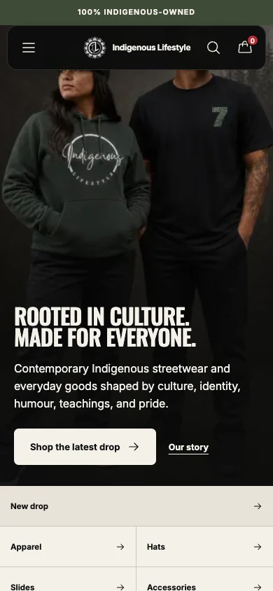 Indigenous Lifestyle mobile storefront