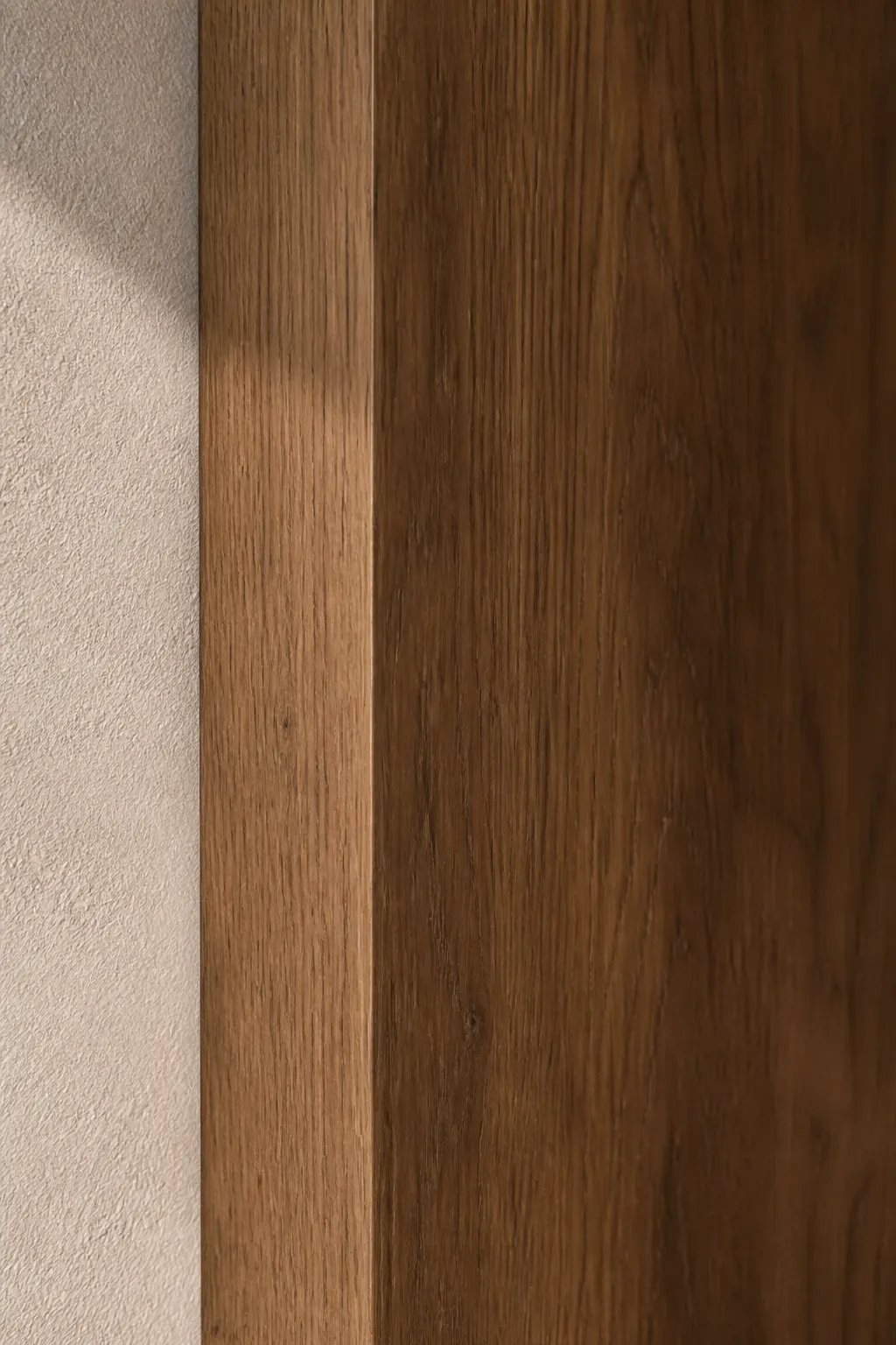 Generated oak and plaster material detail